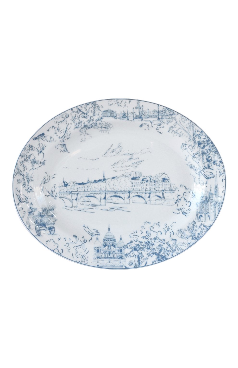Блюдо tout paris m BERNARDAUD синего цвета по цене 41100 руб., арт. 1980/109, фото 1 Блюдо tout paris m BERNARDAUD, арт. 1980/109, фото 1