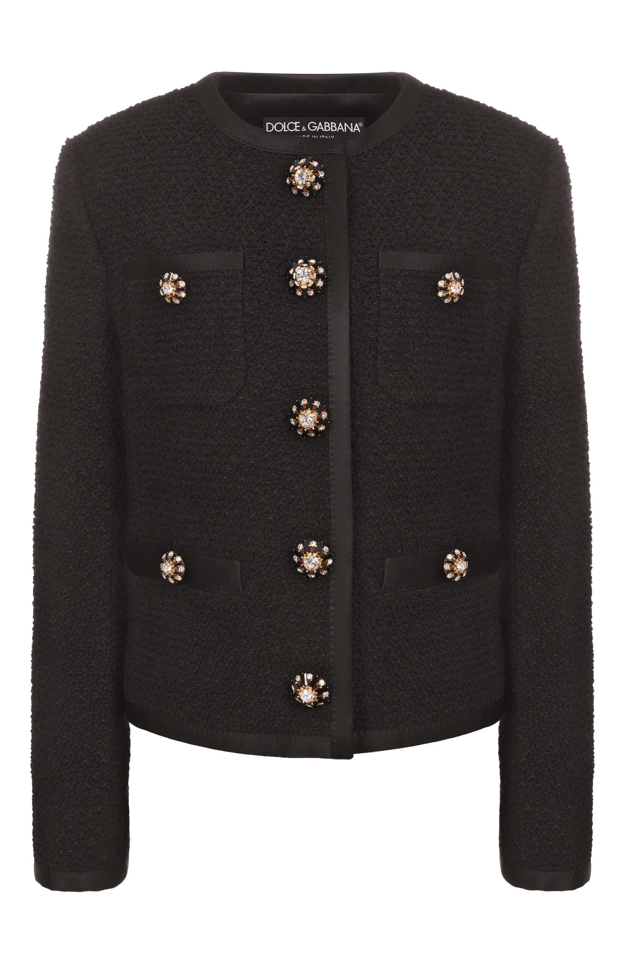 Твидовый жакет DOLCE & GABBANA, арт. F27DAZ/FU3JL, фото 1