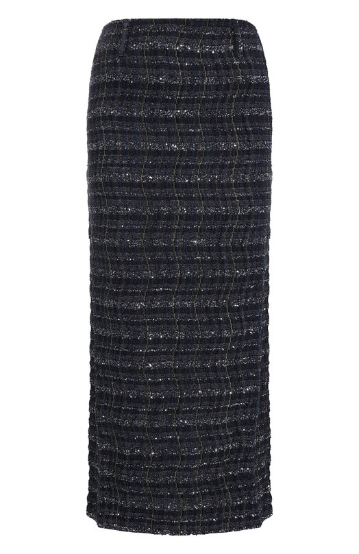 Юбка из вискозы и шерсти Missoni DS25WH12/BC005W Синий DS25WH12/BC005W