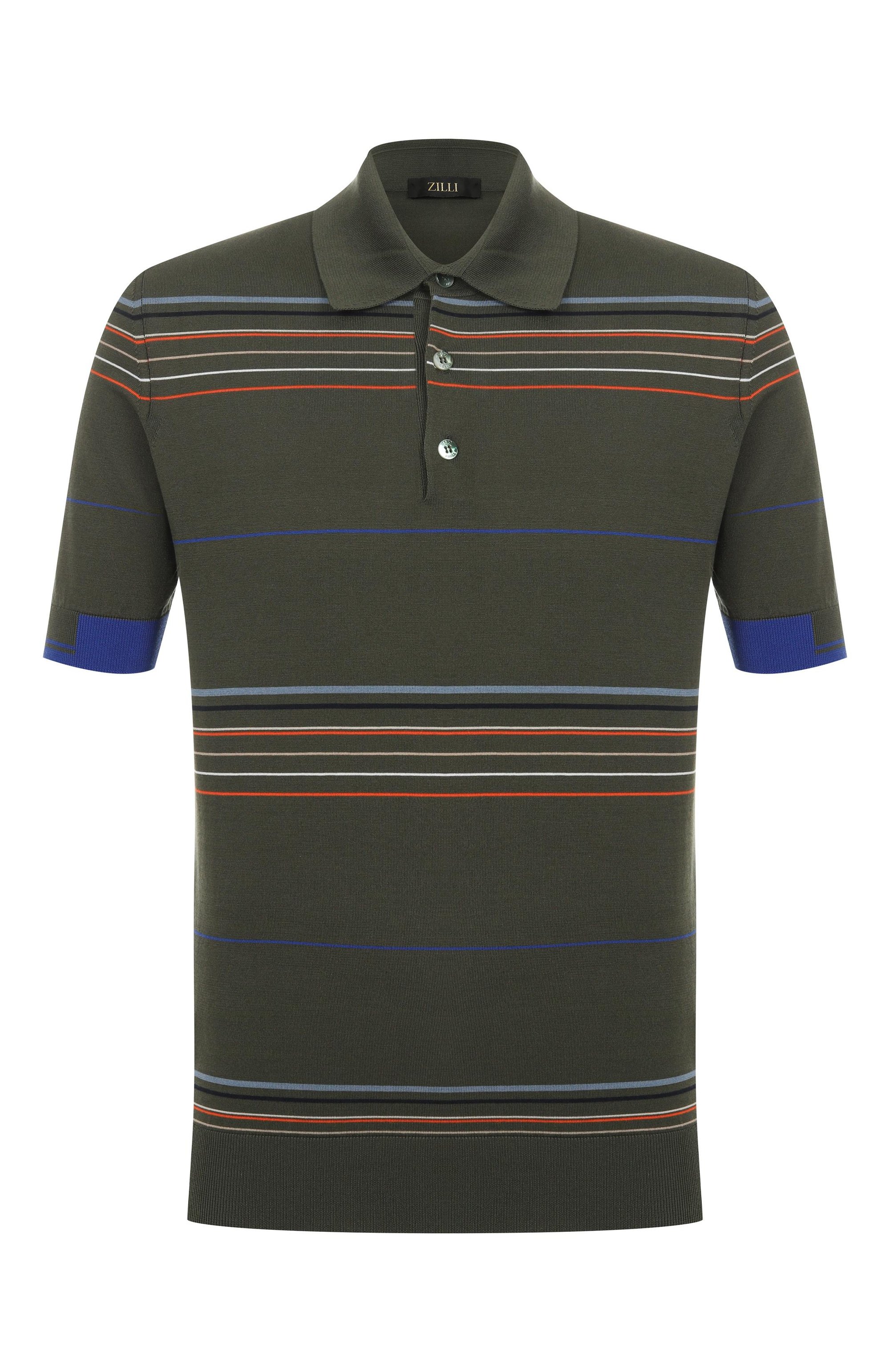 Поло из хлопка и шелка ZILLI, арт. KBP002M0142VMUL00/64, фото 1