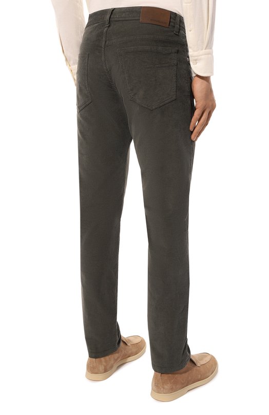 Вельветовые брюки Corneliani 944JL2-9420131 Зелёный  944JL2-9420131 Фото 4
