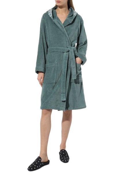 Хлопковый халат EMPORIO ARMANI, арт. 164694/3F291, фото 2