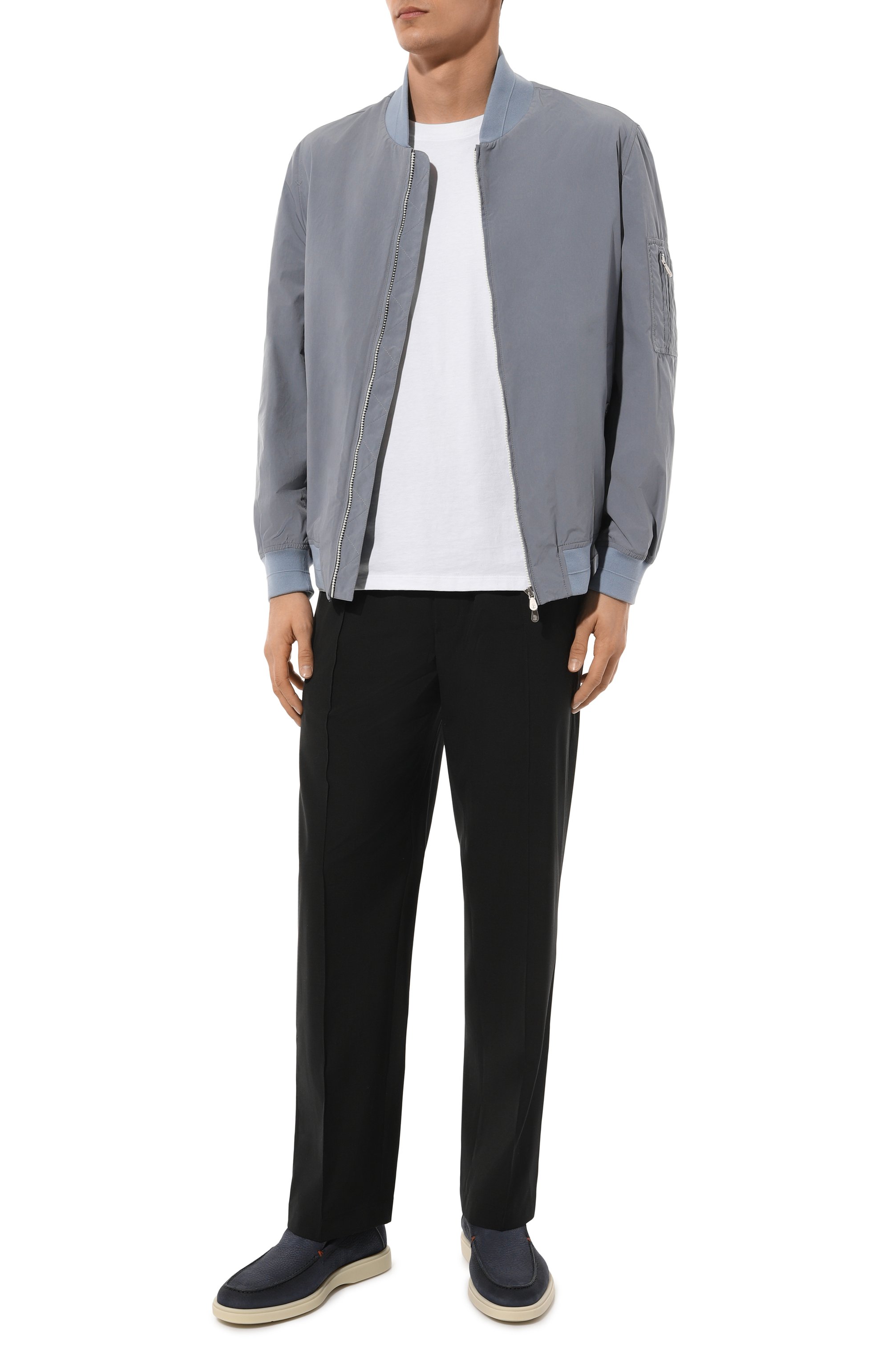 Кожаные лоферы detroit SANTONI, арт. MGDG17824TICSSC8, фото 2