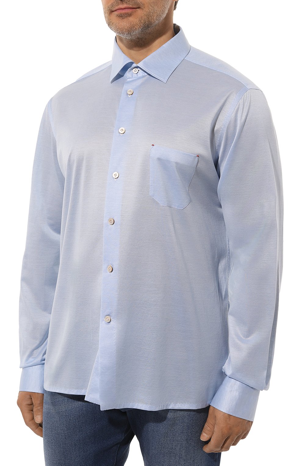 Хлопковая рубашка KITON, арт. UMCNERH0841302, фото 3