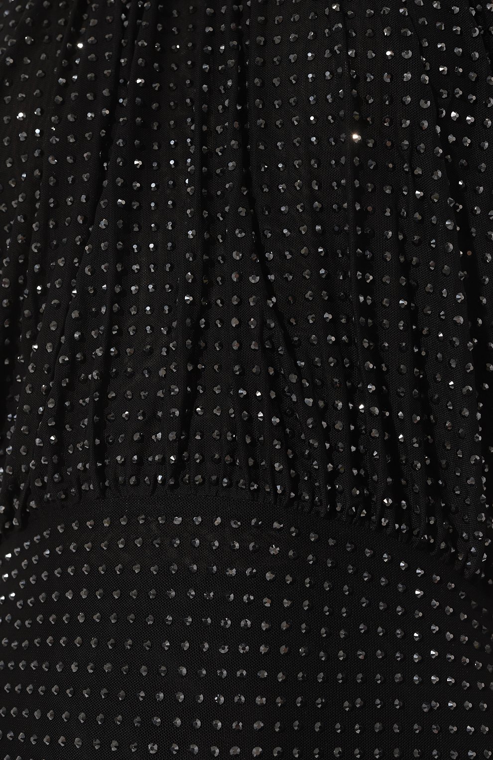 Платье с отделкой стразами SELF-PORTRAIT, арт. AW23-073X-B, фото 5