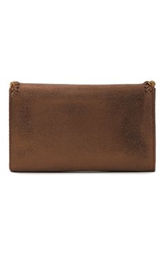 Женская сумка falabella STELLA MCCARTNEY коричневого цвета, арт. 581238/WP0302 | Фото 6 (Материал сплава: Проставлено; Ремень/цепочка: На ремешке; Материал: Текстиль; Драгоценные камни: Проставлено; Размер: small)