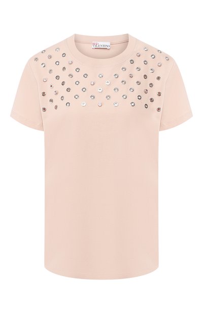 Женская хлопковая футболка REDVALENTINO, арт. RR3MG00J/EEJ
