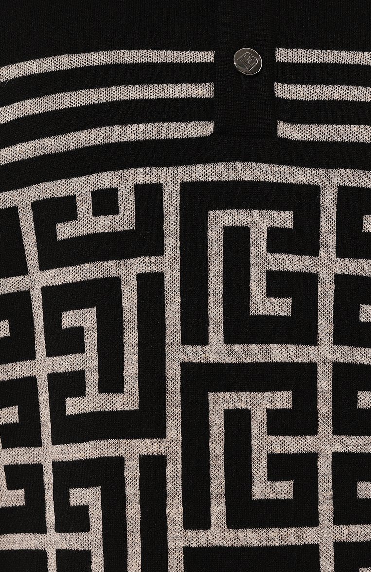 Поло из шерсти и льна BALMAIN, арт. AH1GB045KD54, фото 1