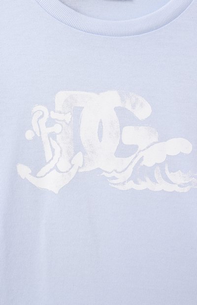 Хлопковая футболка DOLCE & GABBANA, арт. L1JT7W/G701V, фото 3