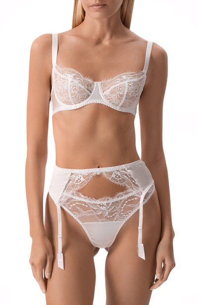 Пояс для чулок FLEUR OF ENGLAND белого цвета по цене 26500 руб., арт. SC04, фото 2 Пояс для чулок FLEUR OF ENGLAND, арт. SC04, фото 2