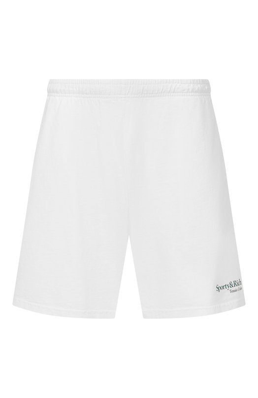 Хлопковые шорты Sporty and Rich SH039621425WH01 Белый SH039621425WH01