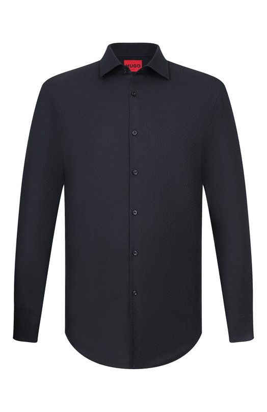 Хлопковая сорочка HUGO 50555295 Чёрный 50555295