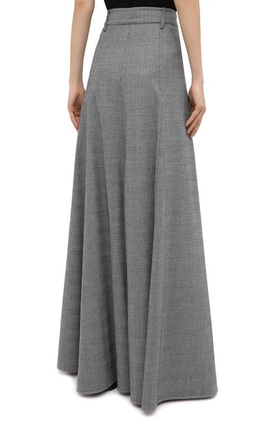 Шерстяная юбка VETEMENTS, арт. WAH21SK111 1205/BLACK/WHITE CHECK, фото 5