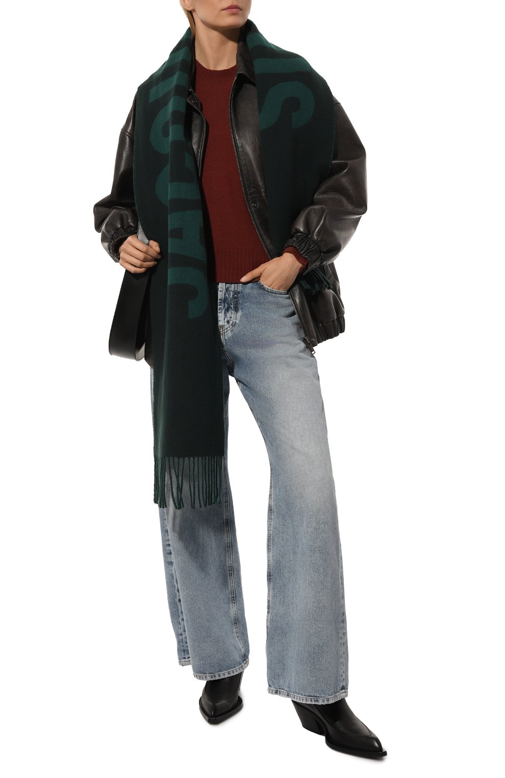 Шерстяной шарф JACQUEMUS, арт. 22H226AC4355007, фото 2