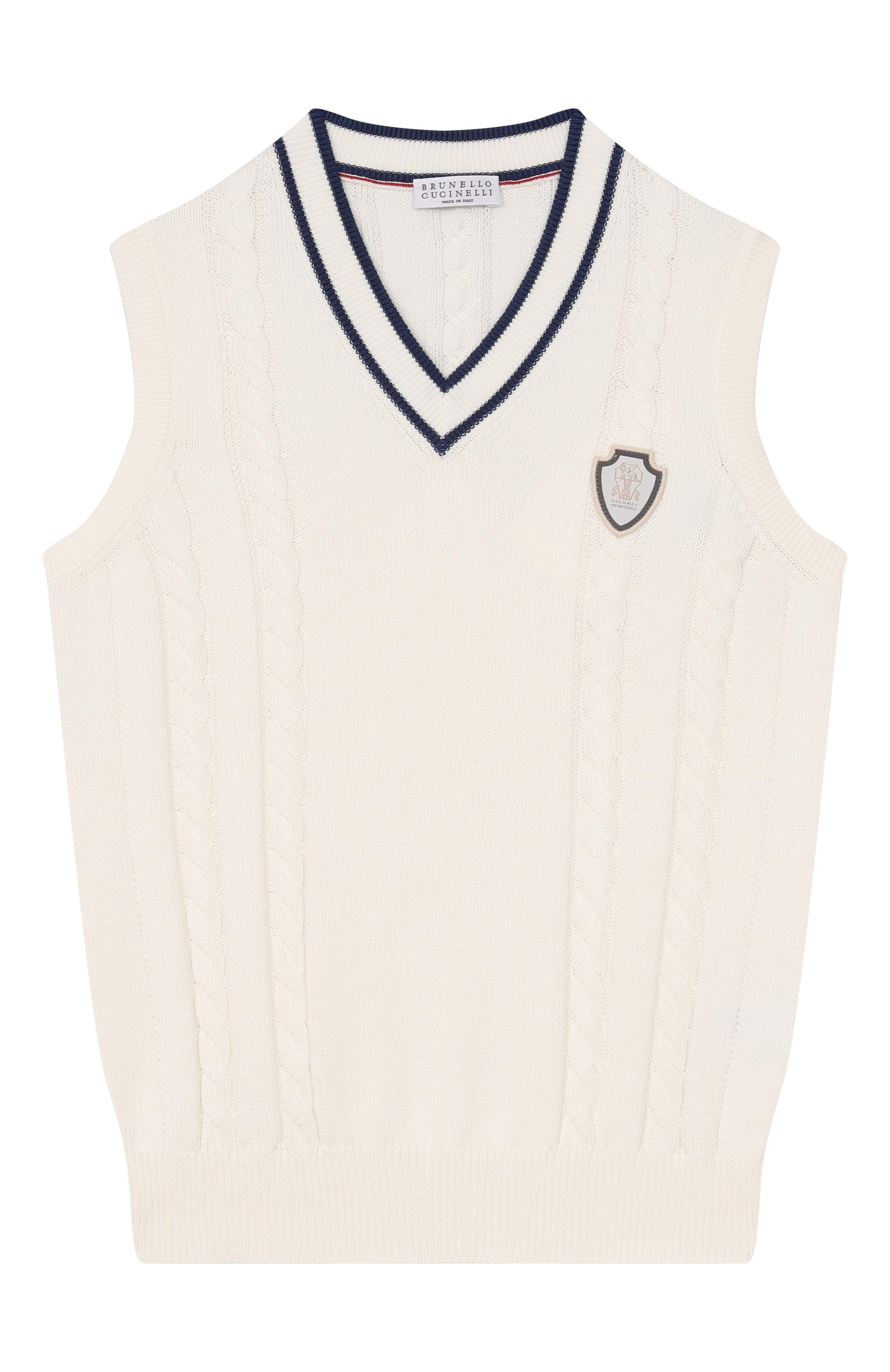 Хлопковый жилет BRUNELLO CUCINELLI, арт. B2873817TB, фото 1