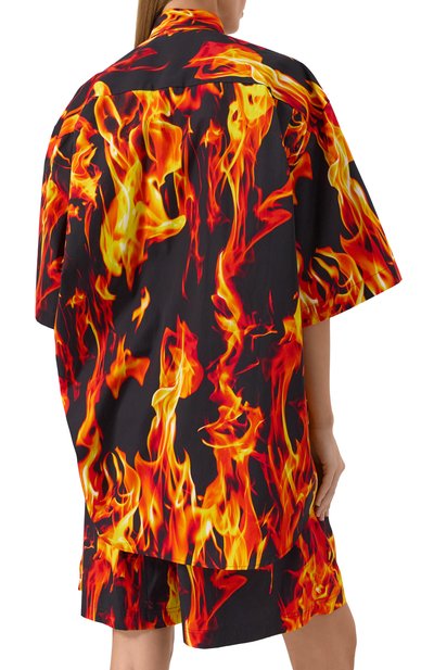 Хлопковая рубашка VETEMENTS, арт. UA66SH430X, фото 4