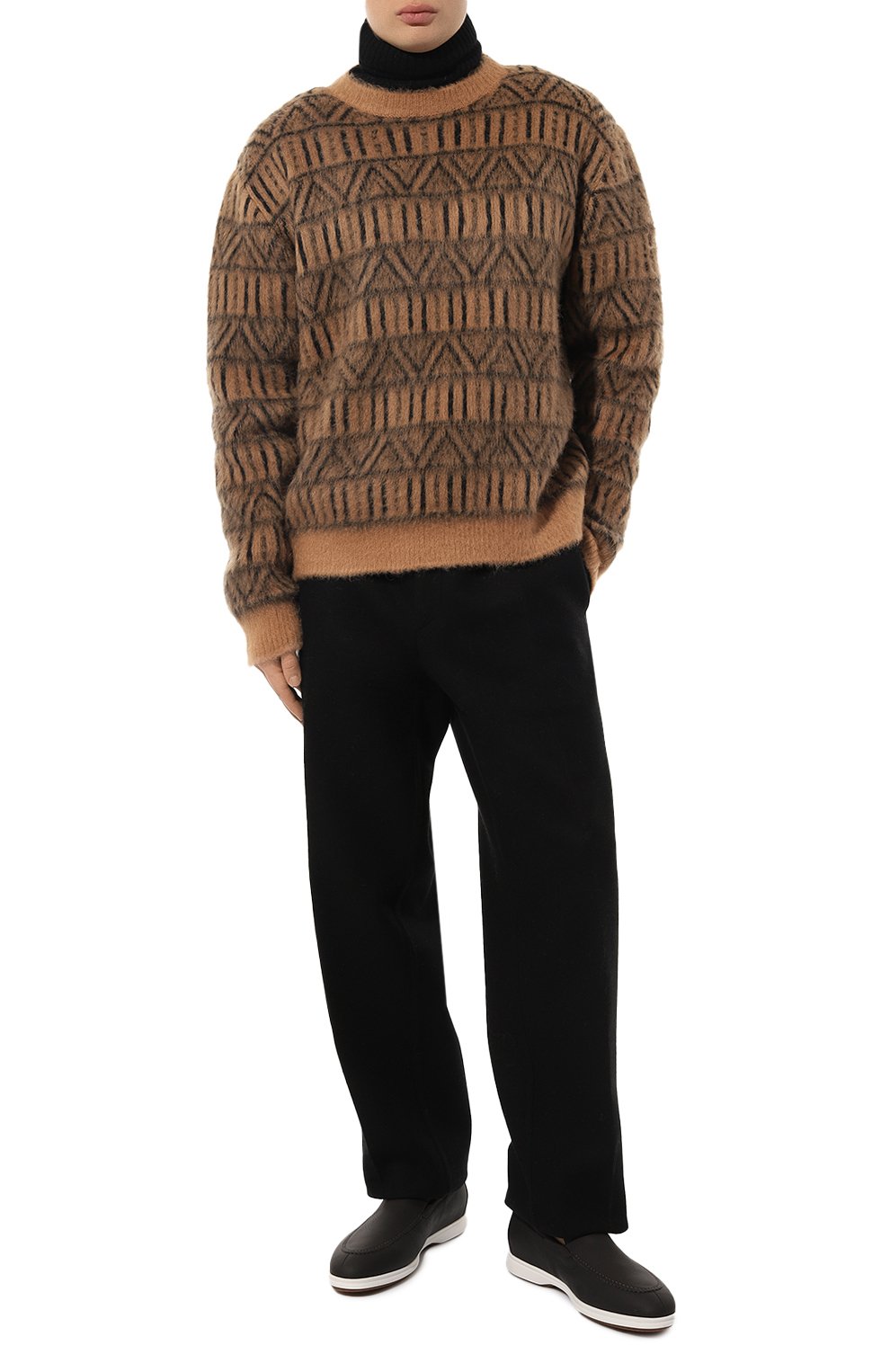 Кожаные лоферы ZILLI темно-коричневого цвета по цене 113000 руб., арт. H0063AM1948VRUL01, фото 2 Кожаные лоферы ZILLI, арт. H0063AM1948VRUL01, фото 2