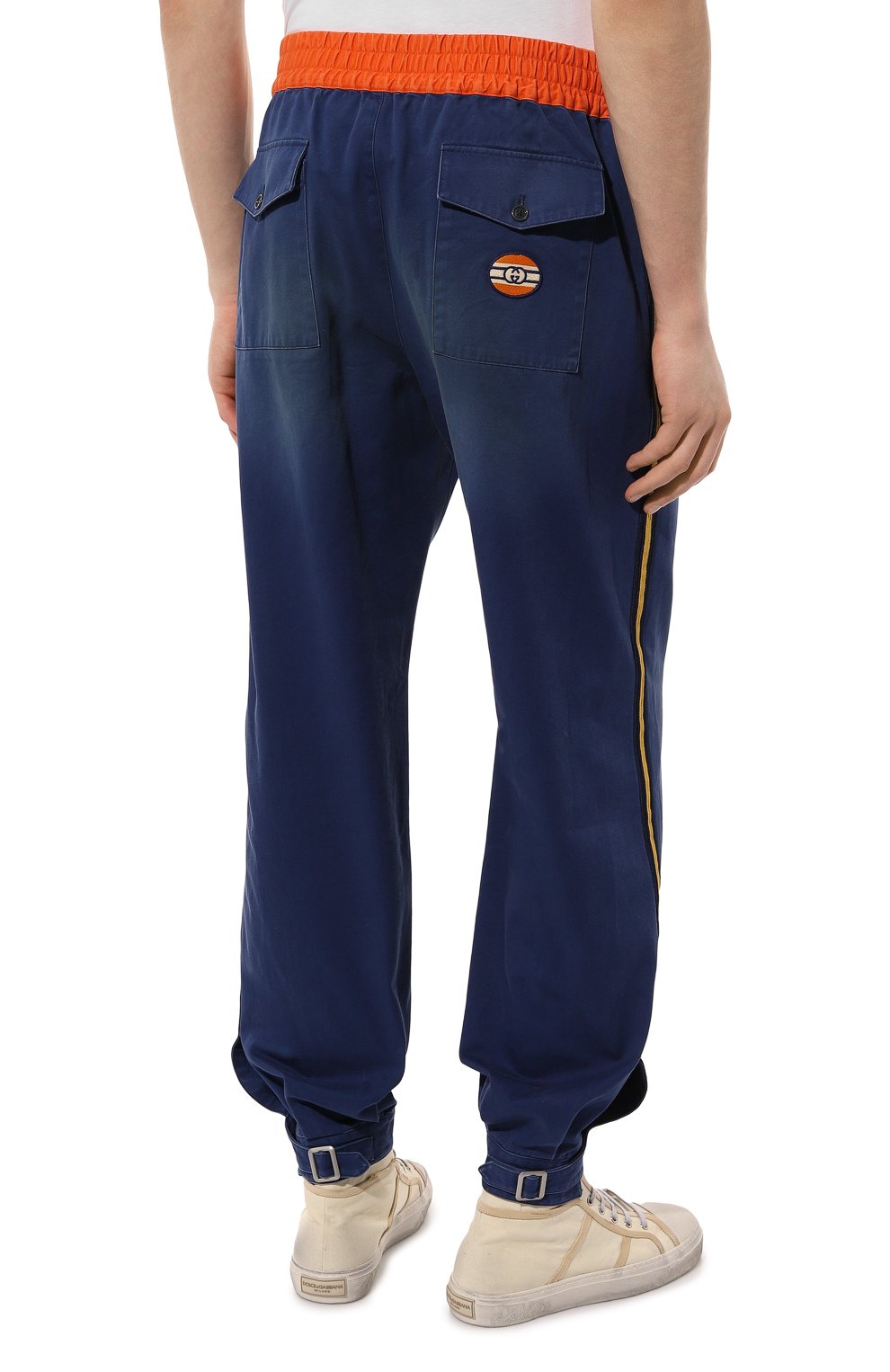 Хлопковые джоггеры GUCCI, арт. 653392 ZAGP0, фото 4