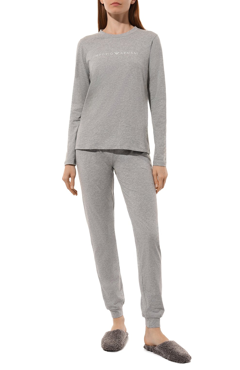 Хлопковая пижама EMPORIO ARMANI, арт. 164729/4F227, фото 2