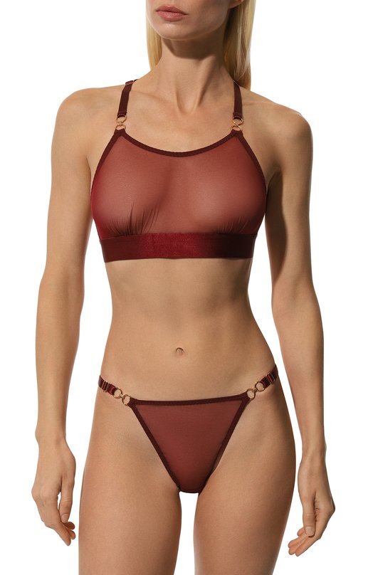 Бюстгальтер с мягкой чашкой Bordelle DIA S0FT CUP BRA Бордовый  DIA S0FT CUP BRA Фото 2