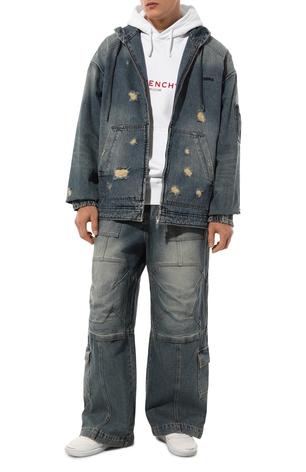 Хлопковое худи GIVENCHY, арт. BMJ0HC3Y99, фото 2