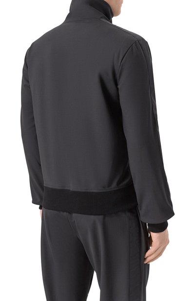 Бомбер DOLCE & GABBANA темно-серого цвета по цене 231500 руб., арт. G9BSLT/FURK8, фото 4 Бомбер DOLCE & GABBANA, арт. G9BSLT/FURK8, фото 4