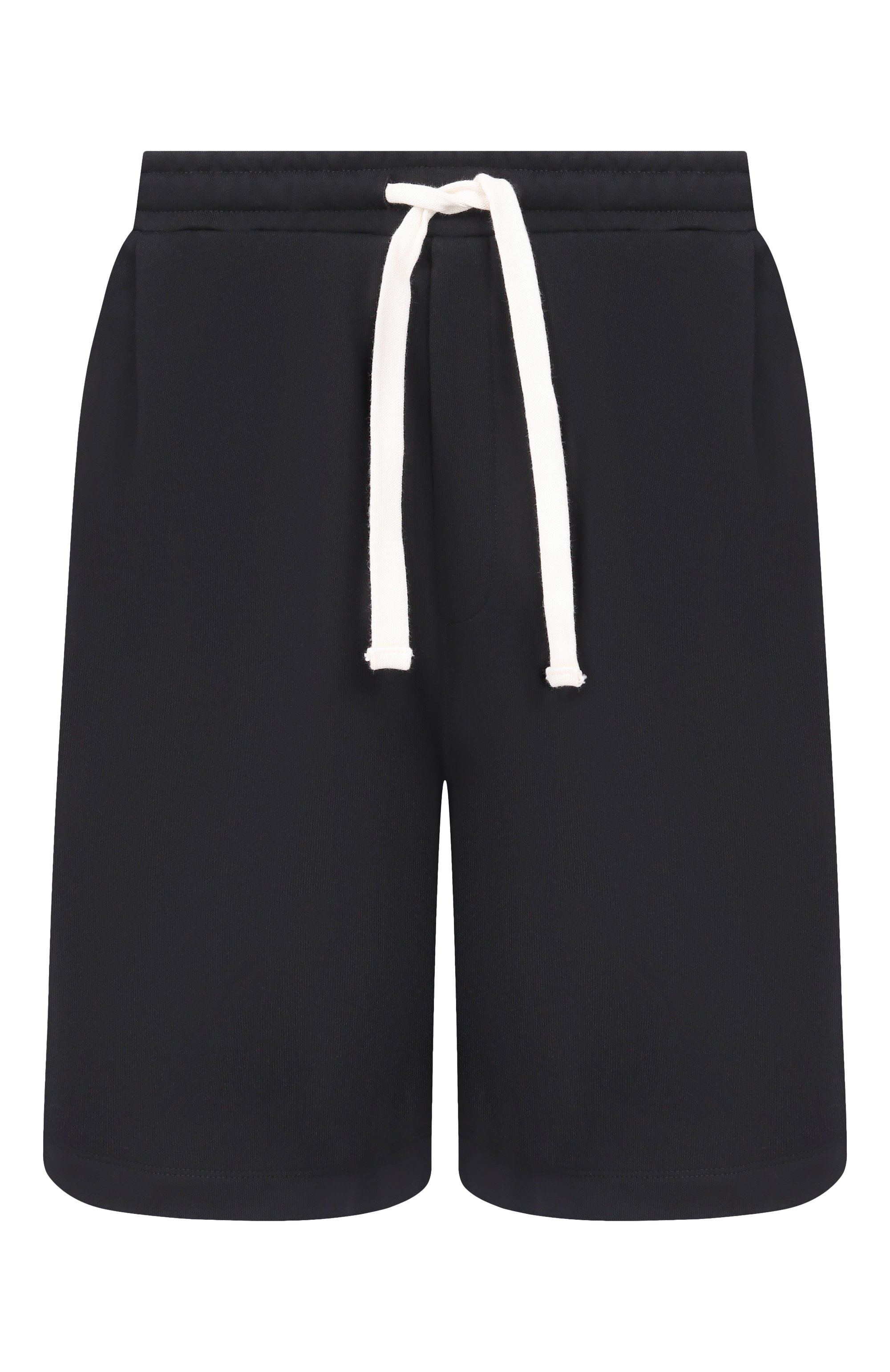 Хлопковые шорты LANEUS черного цвета по цене 23950 руб., арт. S6LAMAFP103, фото 1 Хлопковые шорты LANEUS, арт. S6LAMAFP103, фото 1