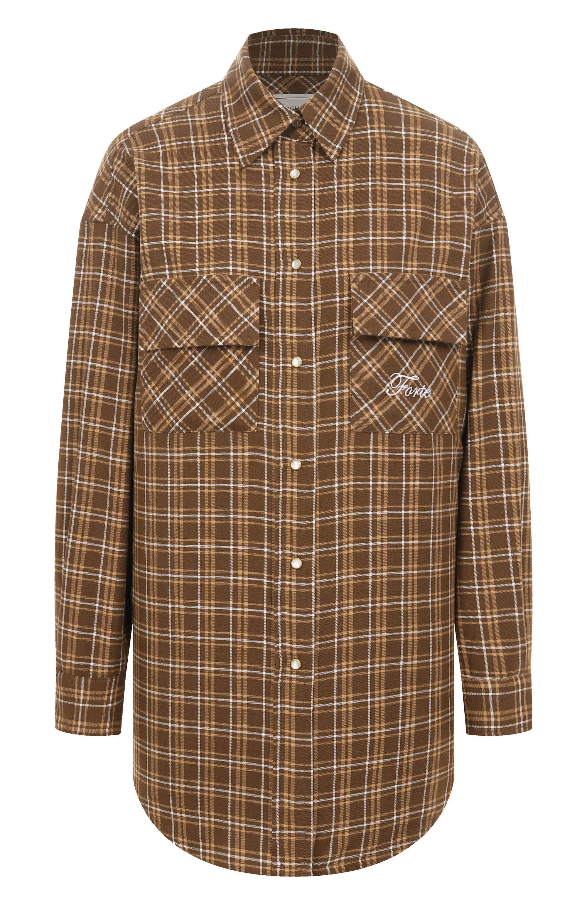 Хлопковая рубашка FORTE DEI MARMI COUTURE, арт. 24WF3102, фото 1