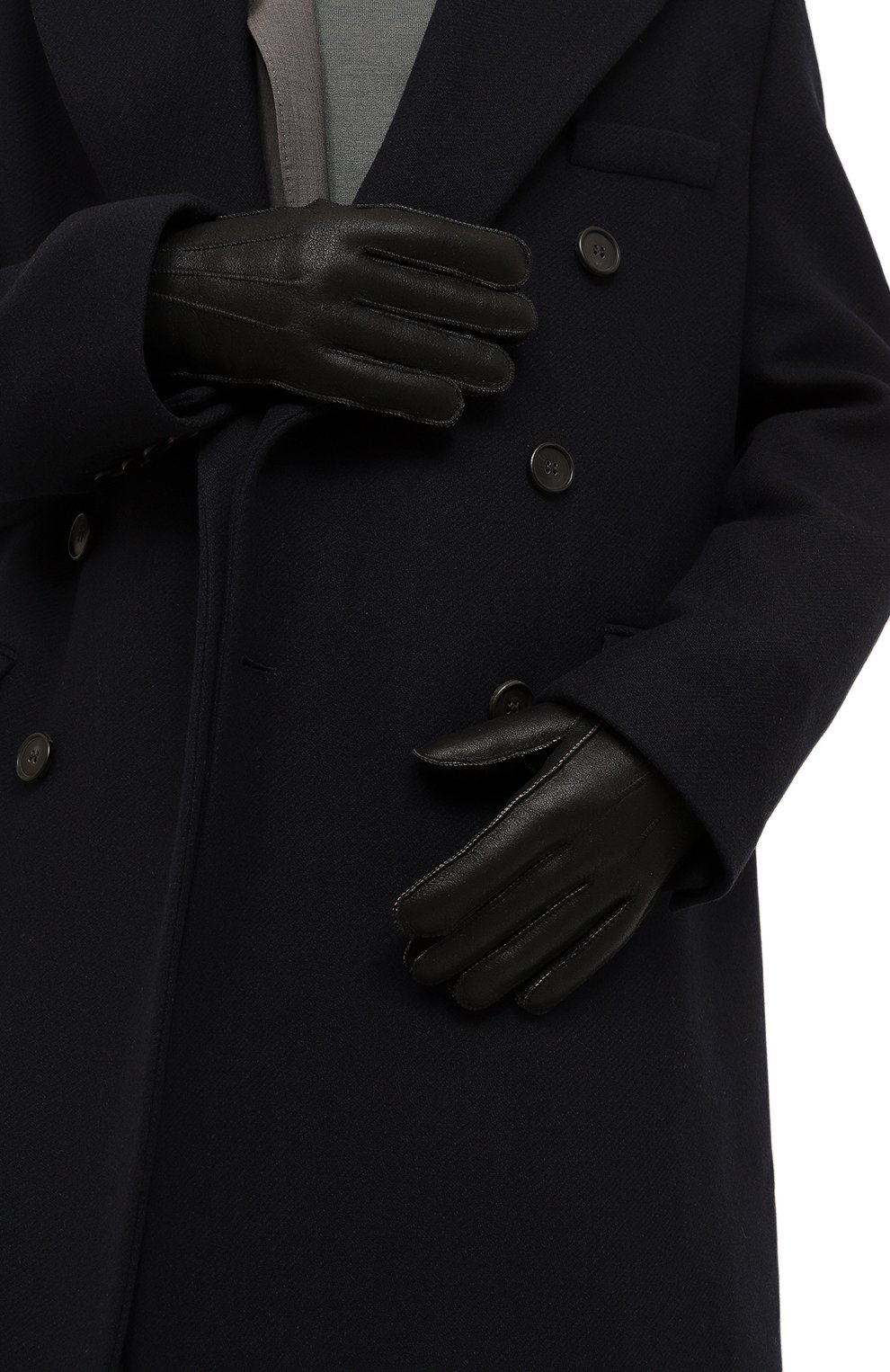 Кожаные перчатки PARAJUMPERS, арт. 222M-PA ACC GL11/SHEARLING GL0VES, фото 2