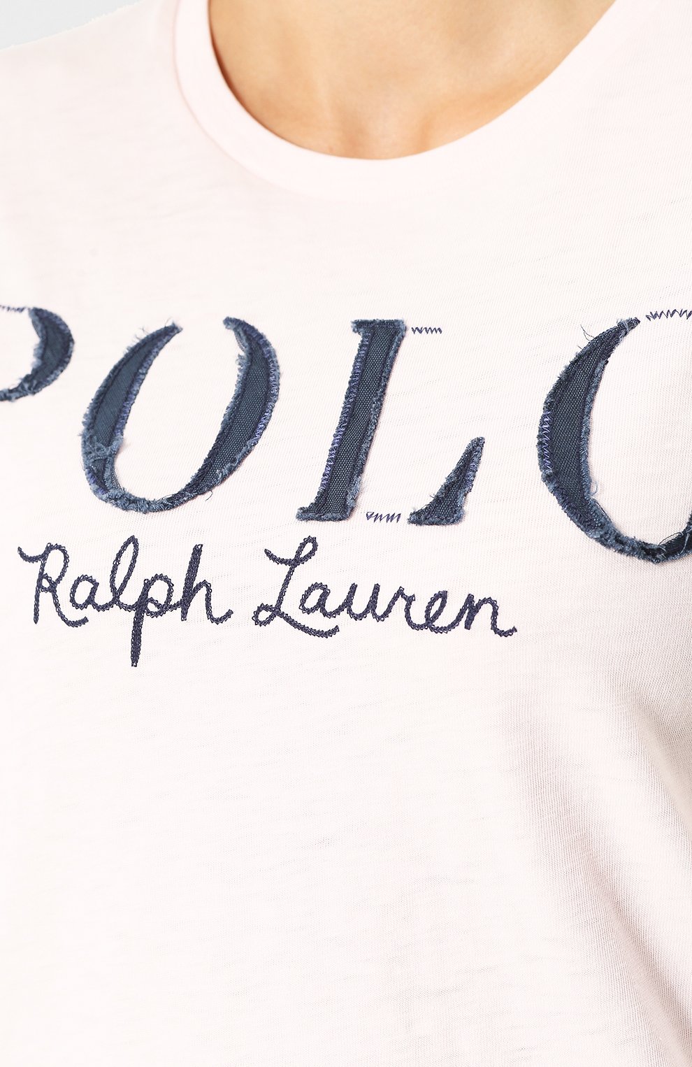 Хлопковая футболка с круглым вырезом и логотипом бренда POLO RALPH LAUREN, арт. 211719204, фото 5