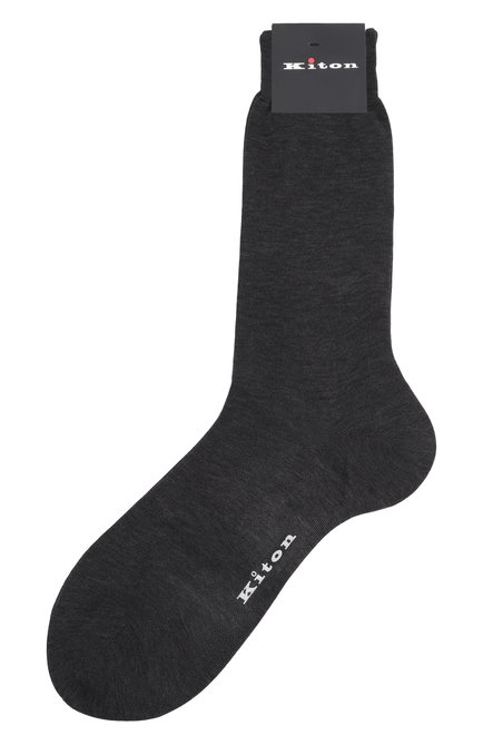 Мужские хлопковые носки KITON, арт. UCALZ10X0751A05