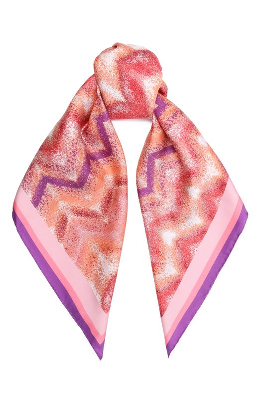 Шелковый платок Missoni F041TWDA639 Разноцветный F041TWDA639