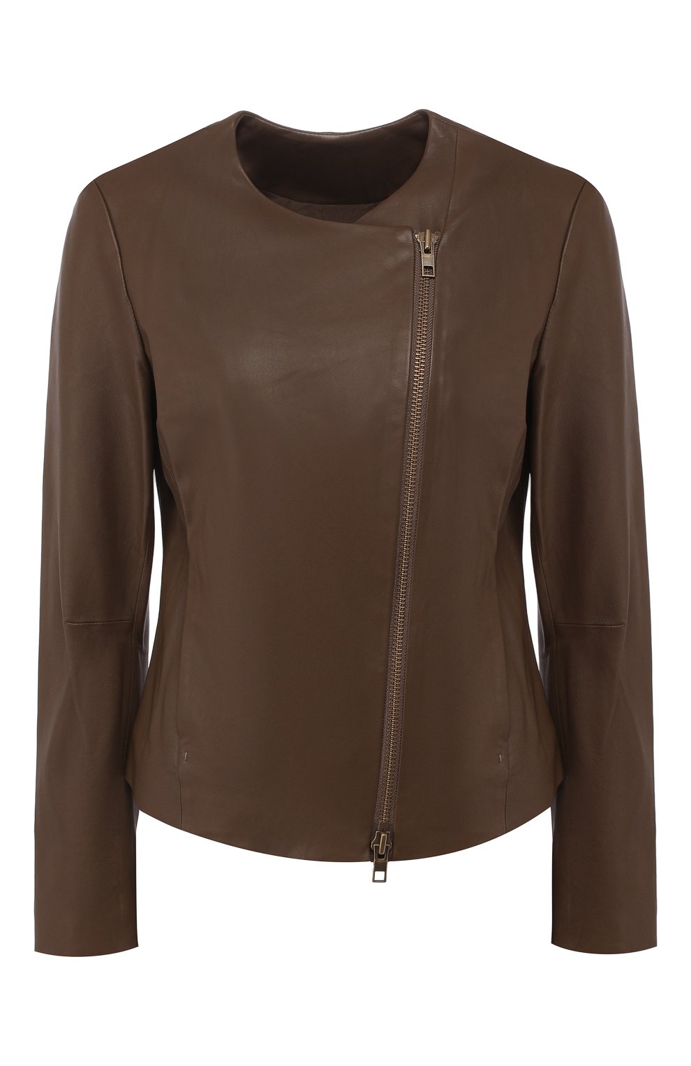 Кожаная куртка VINCE хаки цвета по цене 82950 руб., арт. V574891048, фото 1 Кожаная куртка VINCE, арт. V574891048, фото 1