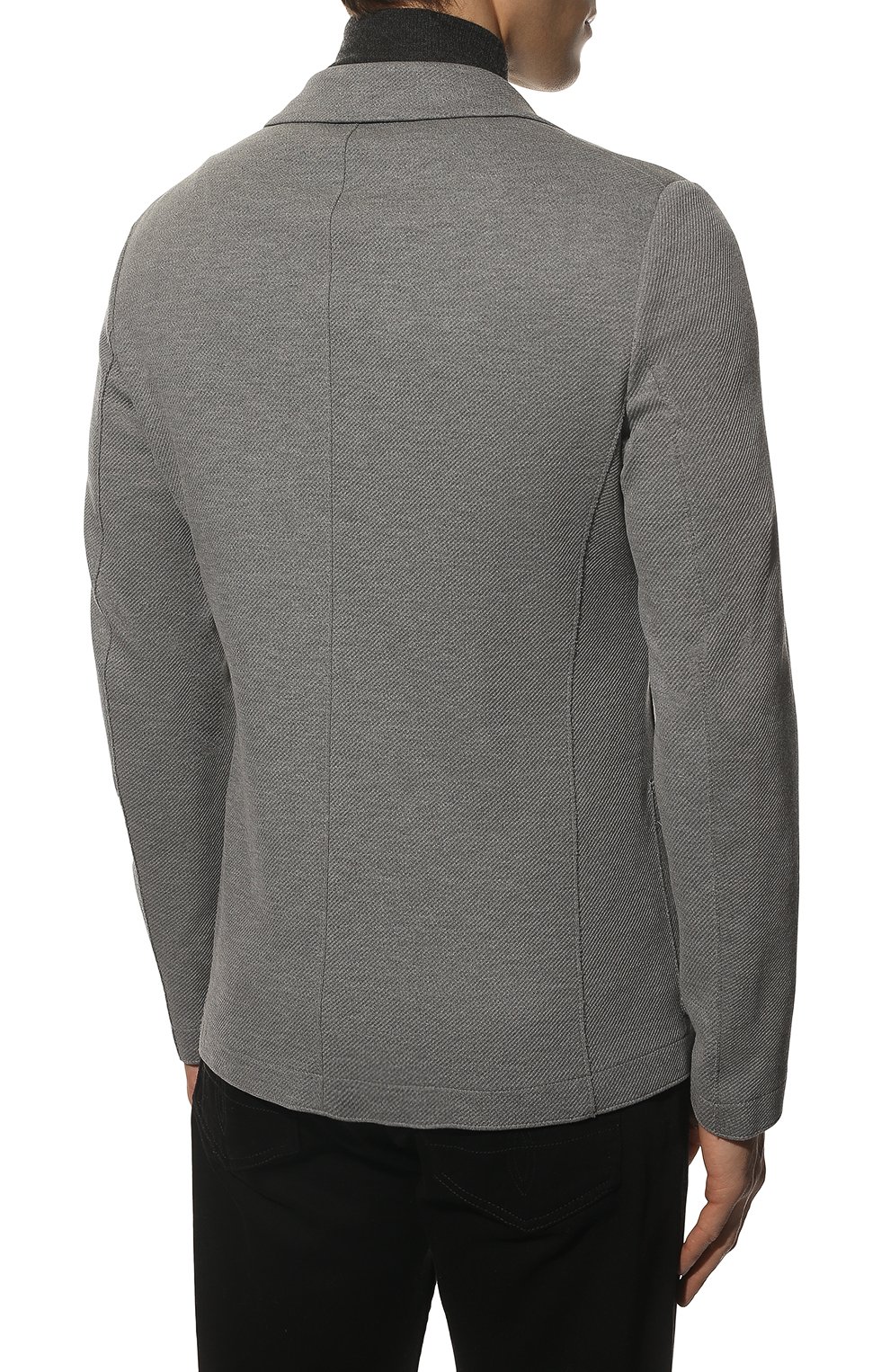 Хлопковый пиджак HARRIS WHARF LONDON, арт. C8P22PPT, фото 4