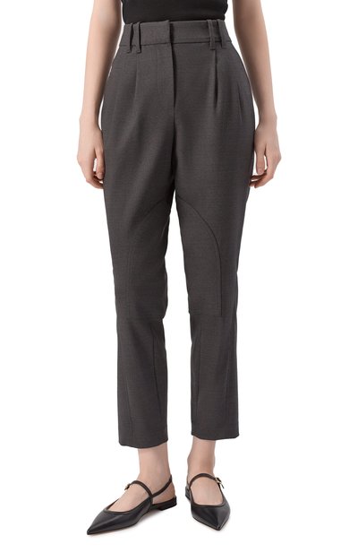 Шерстяные брюки BRUNELLO CUCINELLI, арт. MG912P9029, фото 3