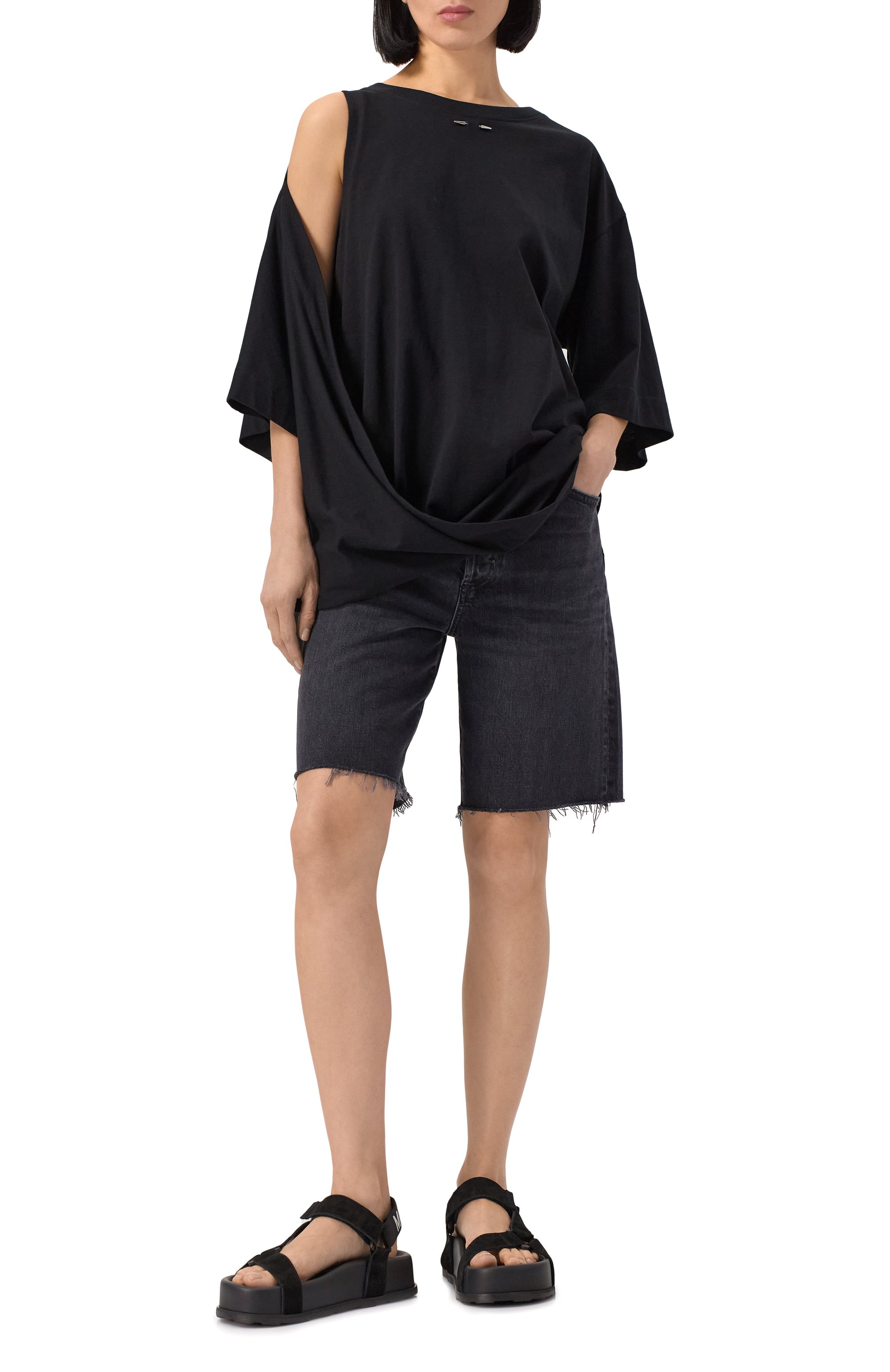 Замшевые сандалии MOSCHINO, арт. 16254/ME0, фото 2