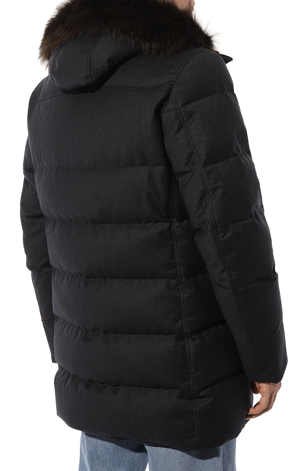 Пуховик barbieri-ll с отделкой из енота MOORER, арт. IREIBRA-LL_SET, фото 4