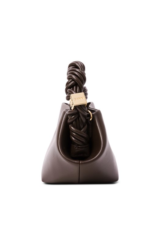 Сумка Bou mini Ganni B2100046 Коричневый  B2100046 Фото 4