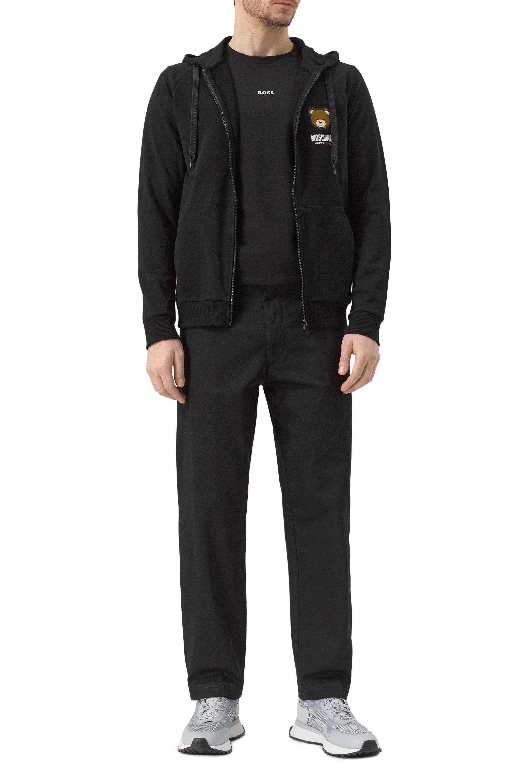 Хлопковый лонгслив BOSS ORANGE, арт. 50473286, фото 2