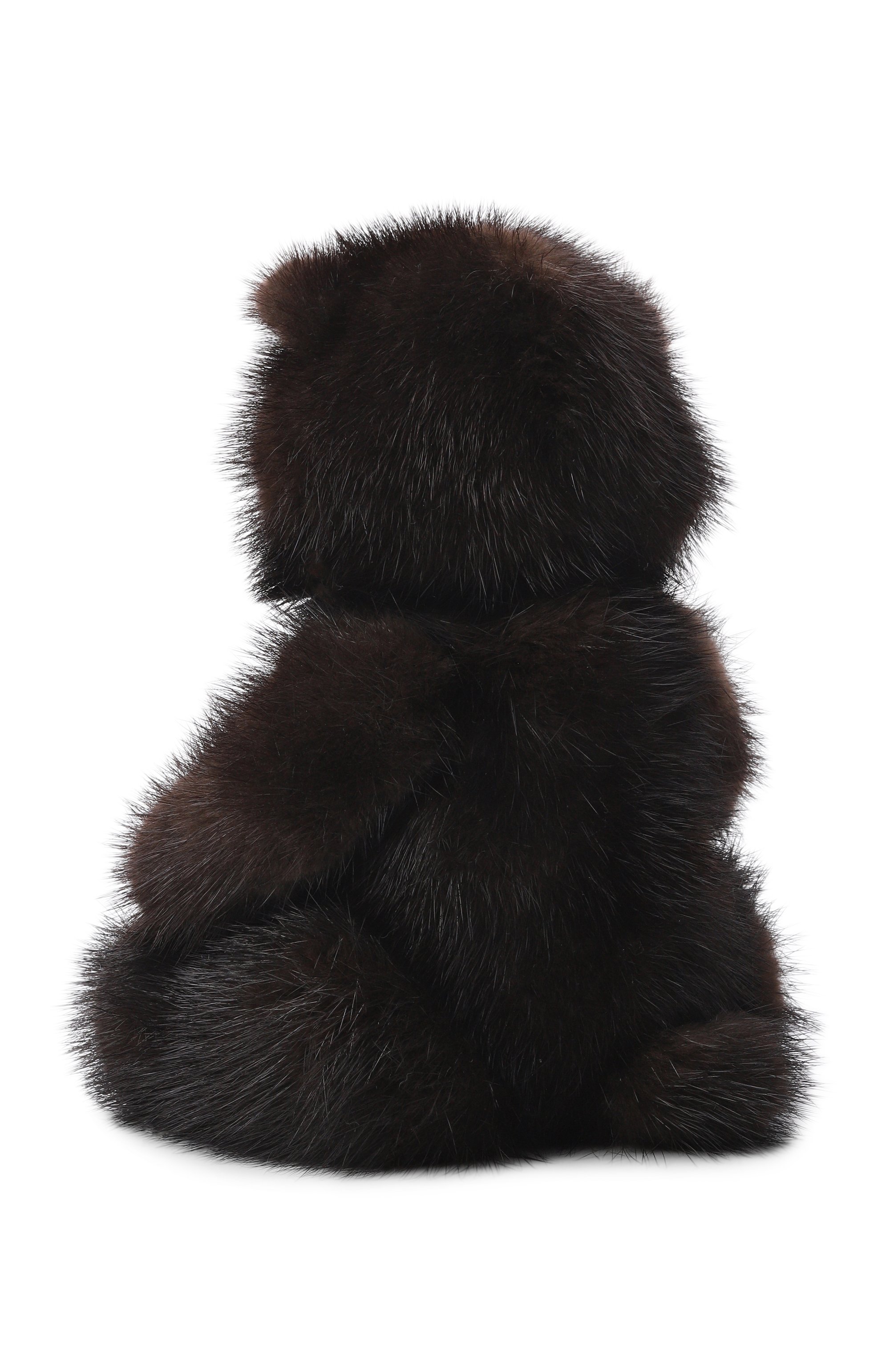 Мягкая игрушка медведь тедди из норки CAROLON, арт. МИ-23-ЛГ-012-2, фото 3