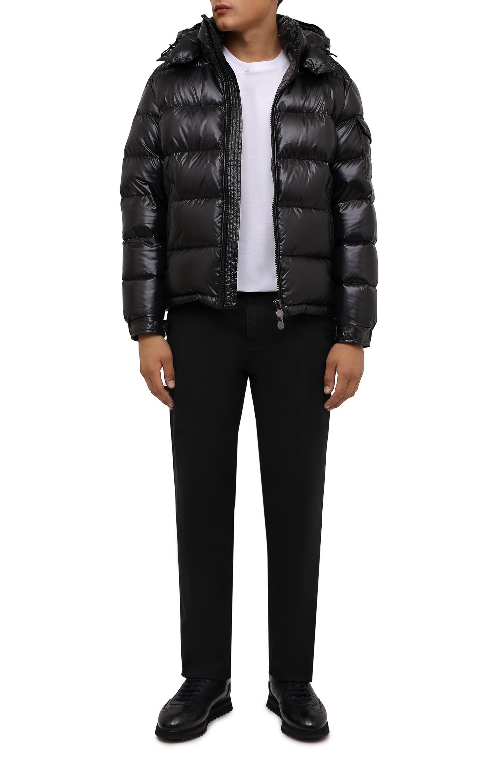 Кожаные кроссовки DOUCAL'S темно-синего цвета по цене 56700 руб., арт. DU2880WINNPM0192B00, фото 2 Кожаные кроссовки DOUCAL'S, арт. DU2880WINNPM0192B00, фото 2