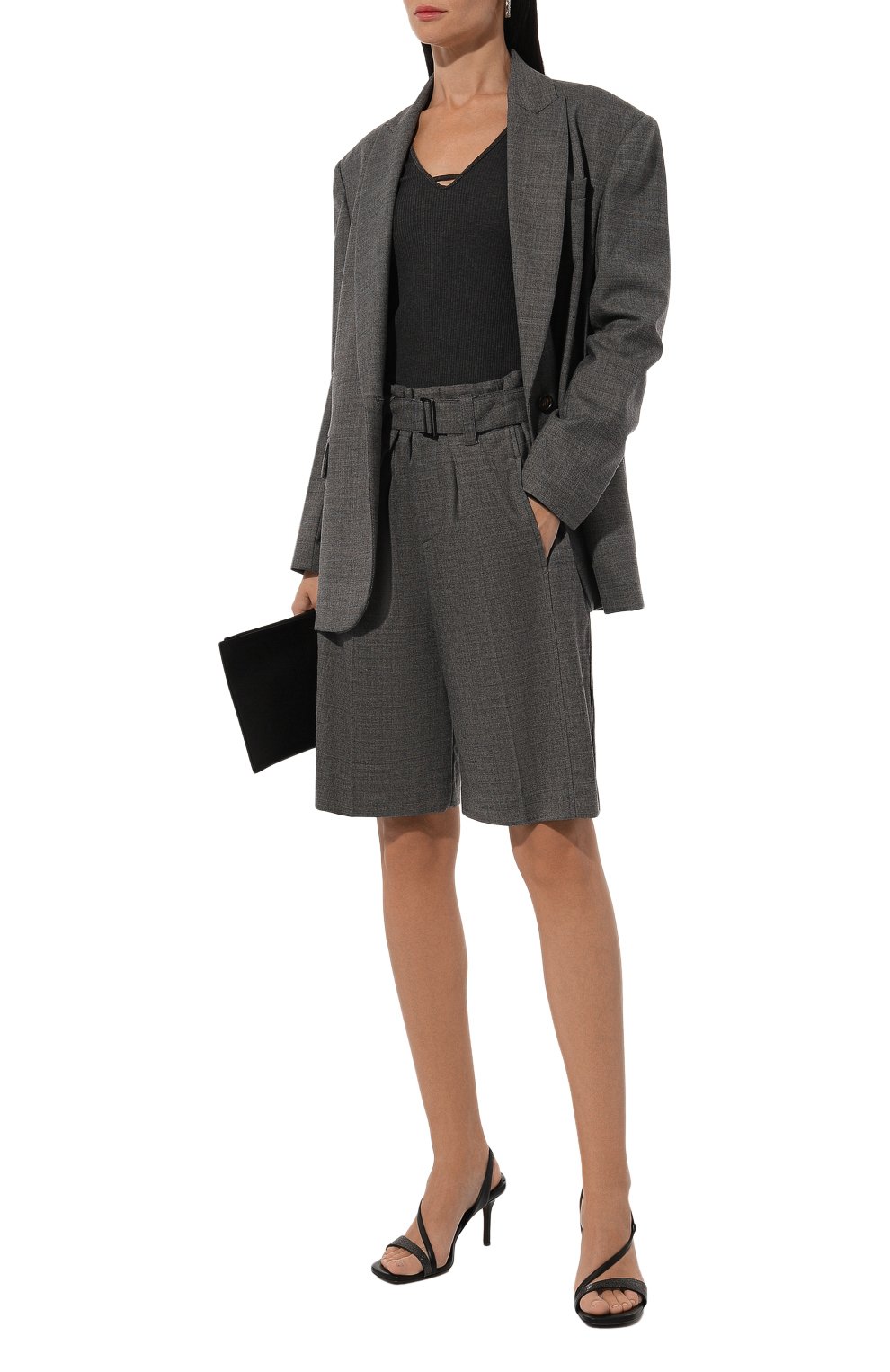 Хлопковый лонгслив BRUNELLO CUCINELLI, арт. MP902HC502, фото 2