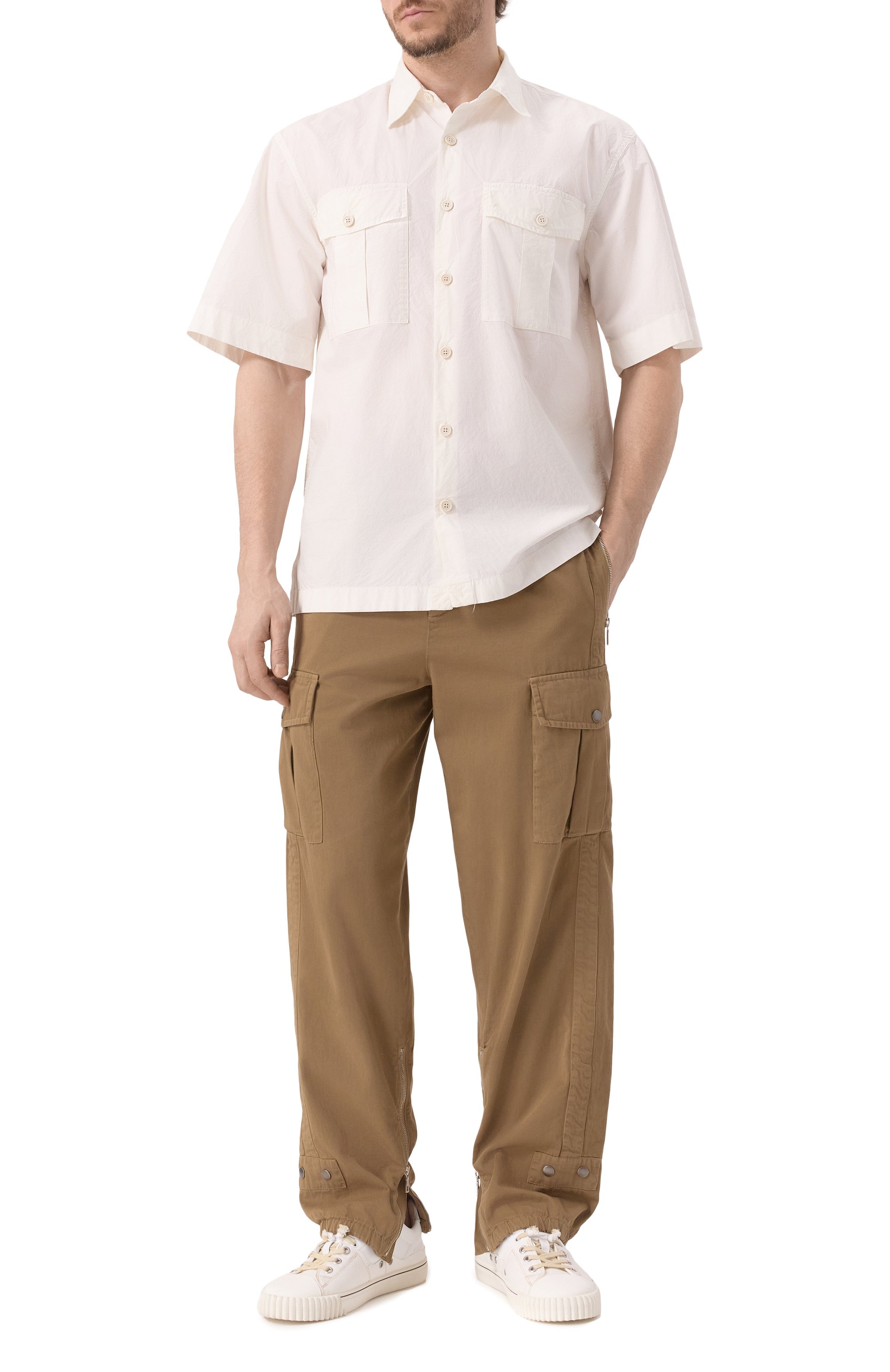 Хлопковая рубашка DRIES VAN NOTEN, арт. 251-020707-1148, фото 2