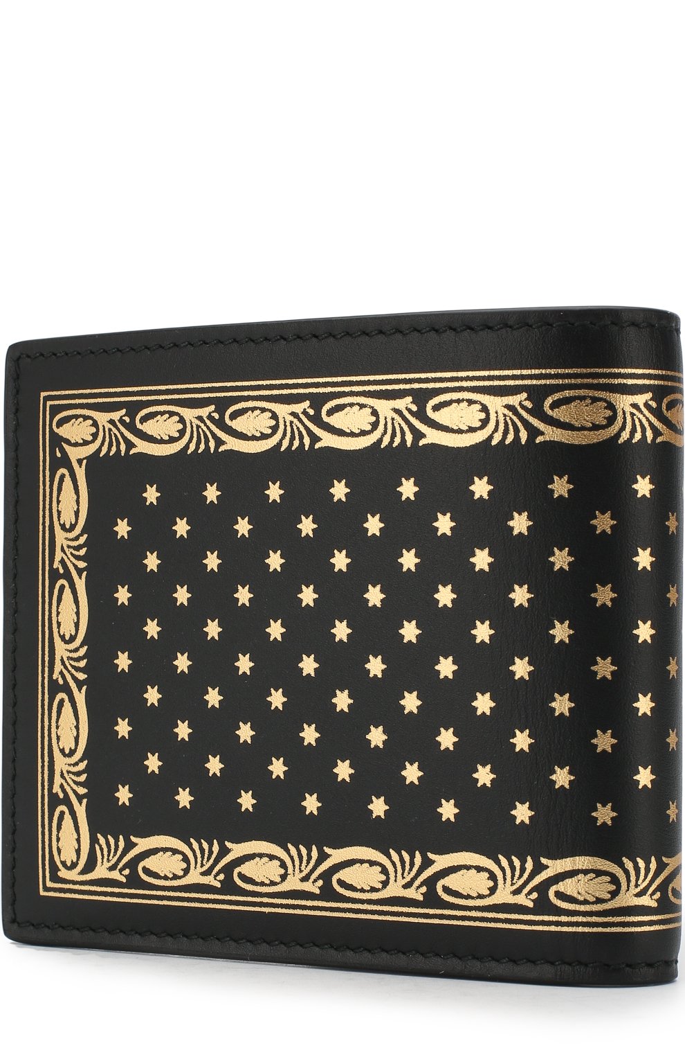 Кожаное портмоне с принтом GUCCI, арт. 510491/0GUSN, фото 2