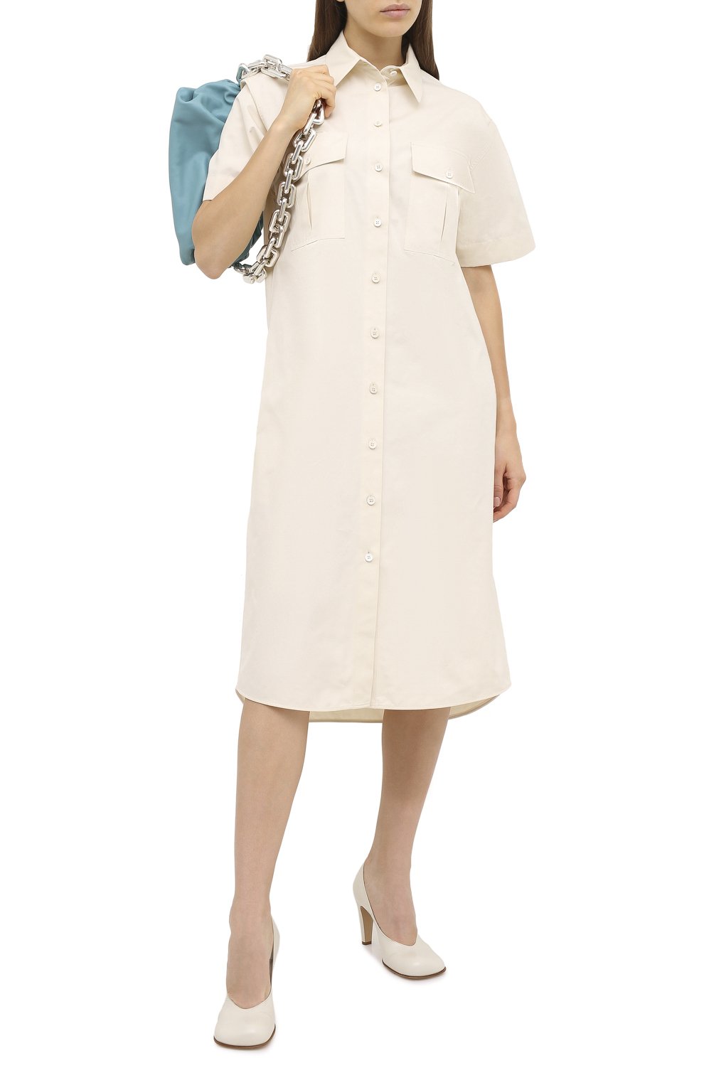 Хлопковое платье JIL SANDER, арт. JSCR501505-WR244200, фото 2