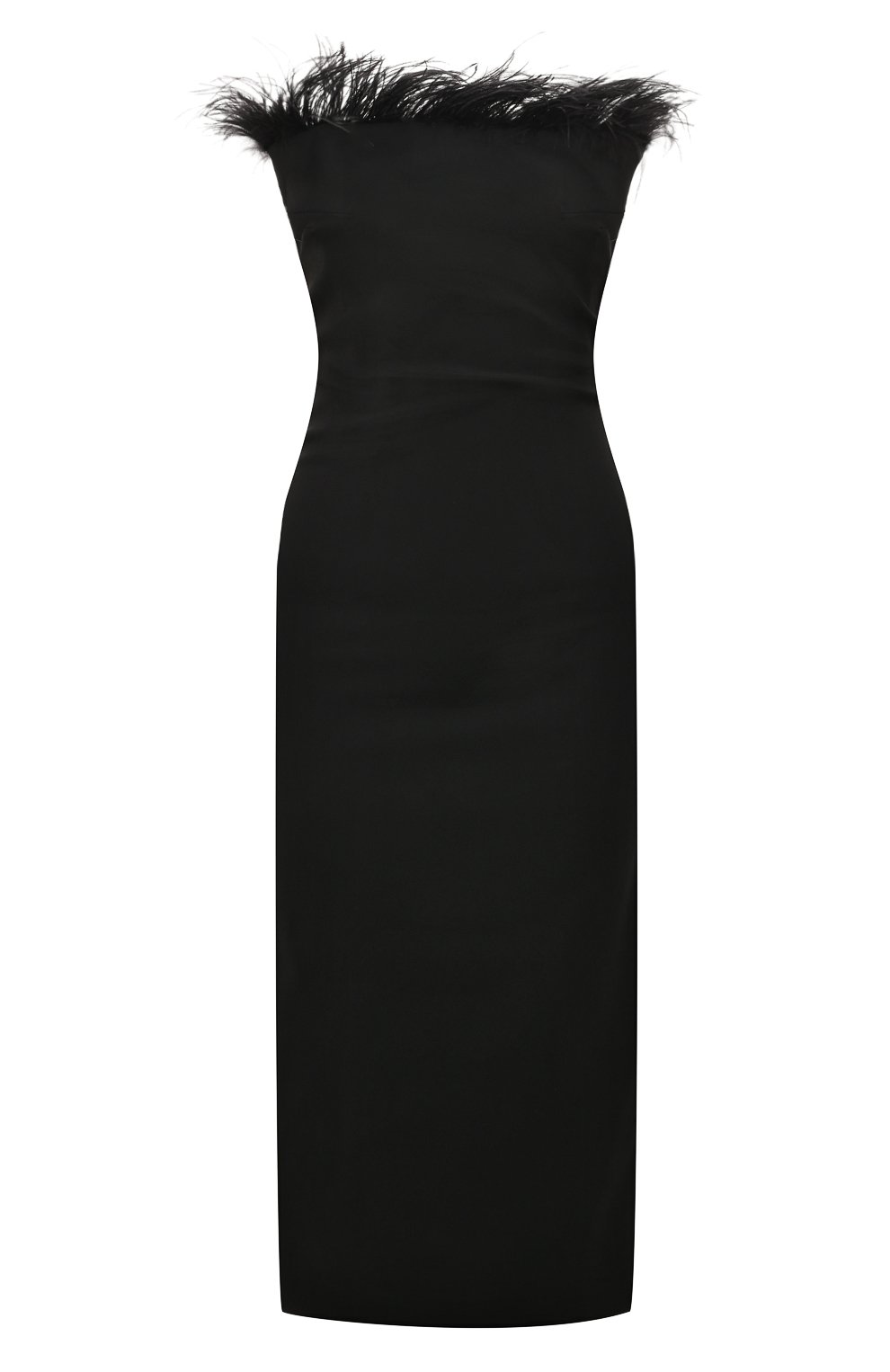 Платье с отделкой перьями PATRIZIA PEPE, арт. 8A1202_A6F5, фото 1