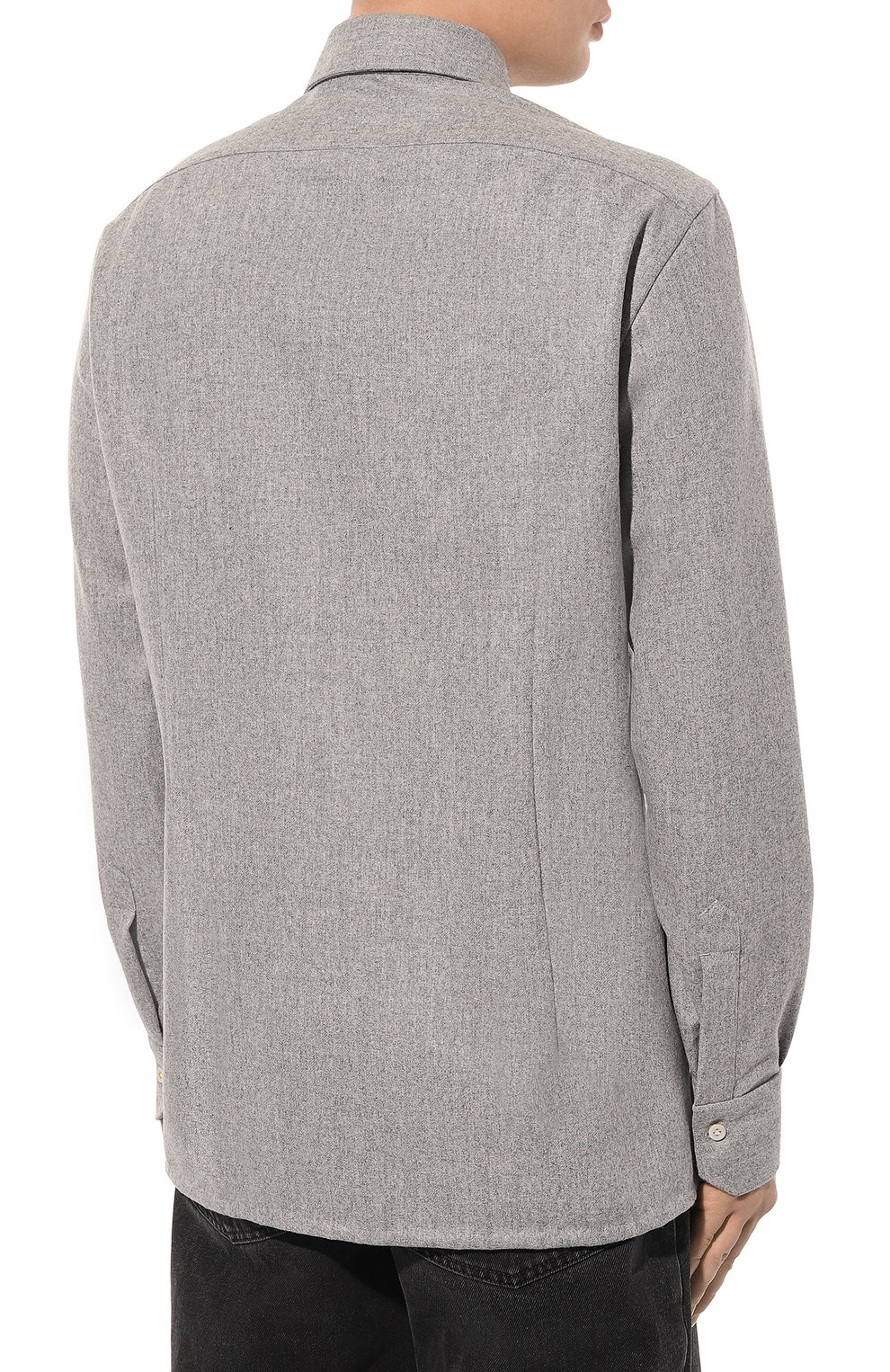 Шерстяная рубашка KITON, арт. UMCNERK0131C01, фото 4