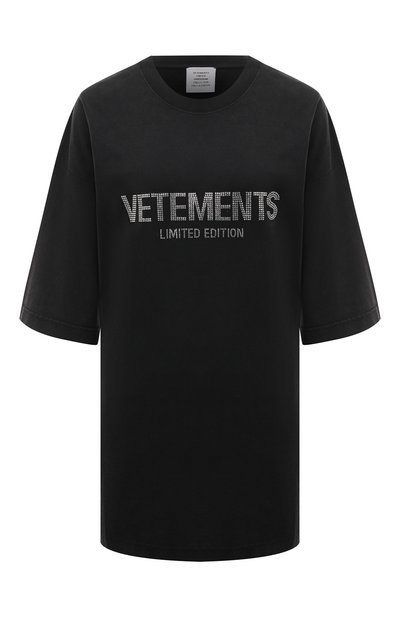 Хлопковая футболка VETEMENTS, арт. UA65TR250C