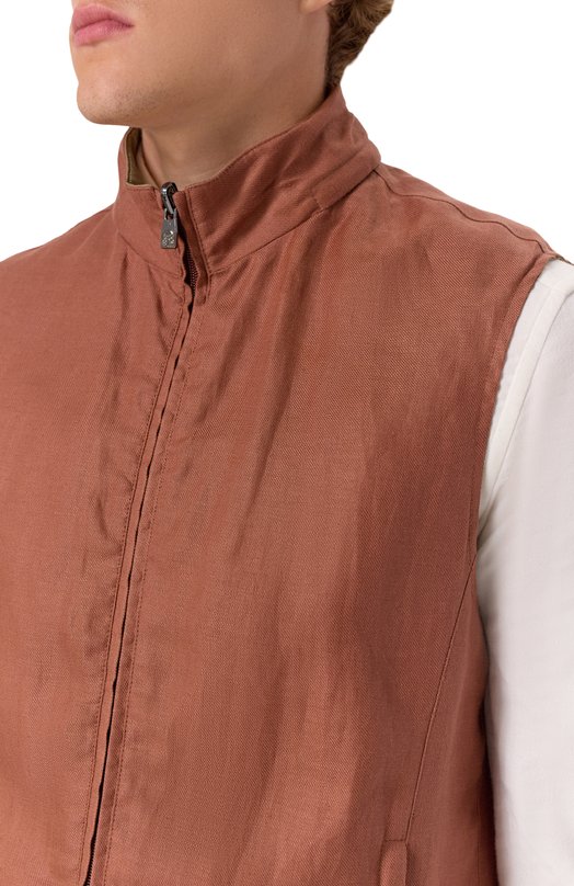 Двусторонний жилет Corneliani 25C5P8-2520153 Коричневый  25C5P8-2520153 Фото 5