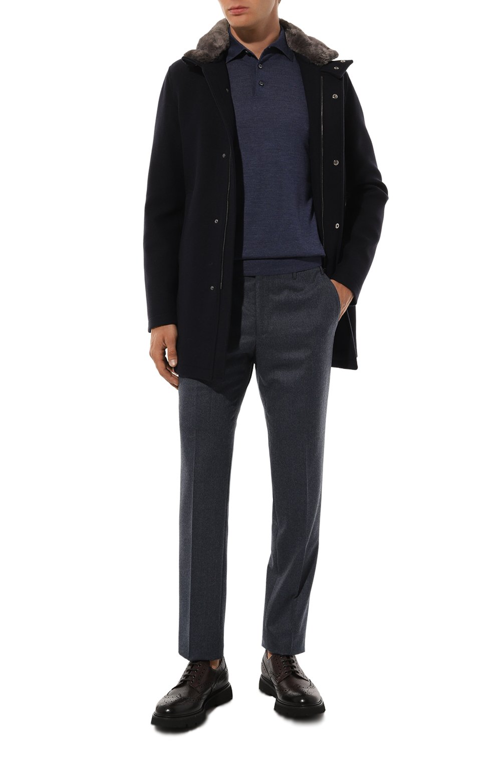 Кожаные дерби DOUCAL'S, арт. DU3225G0TNPF745N, фото 2